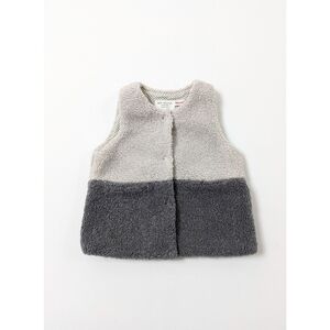 ZARA Two Tone Bouclé Winter Vest Girl's Size 3/4 Years